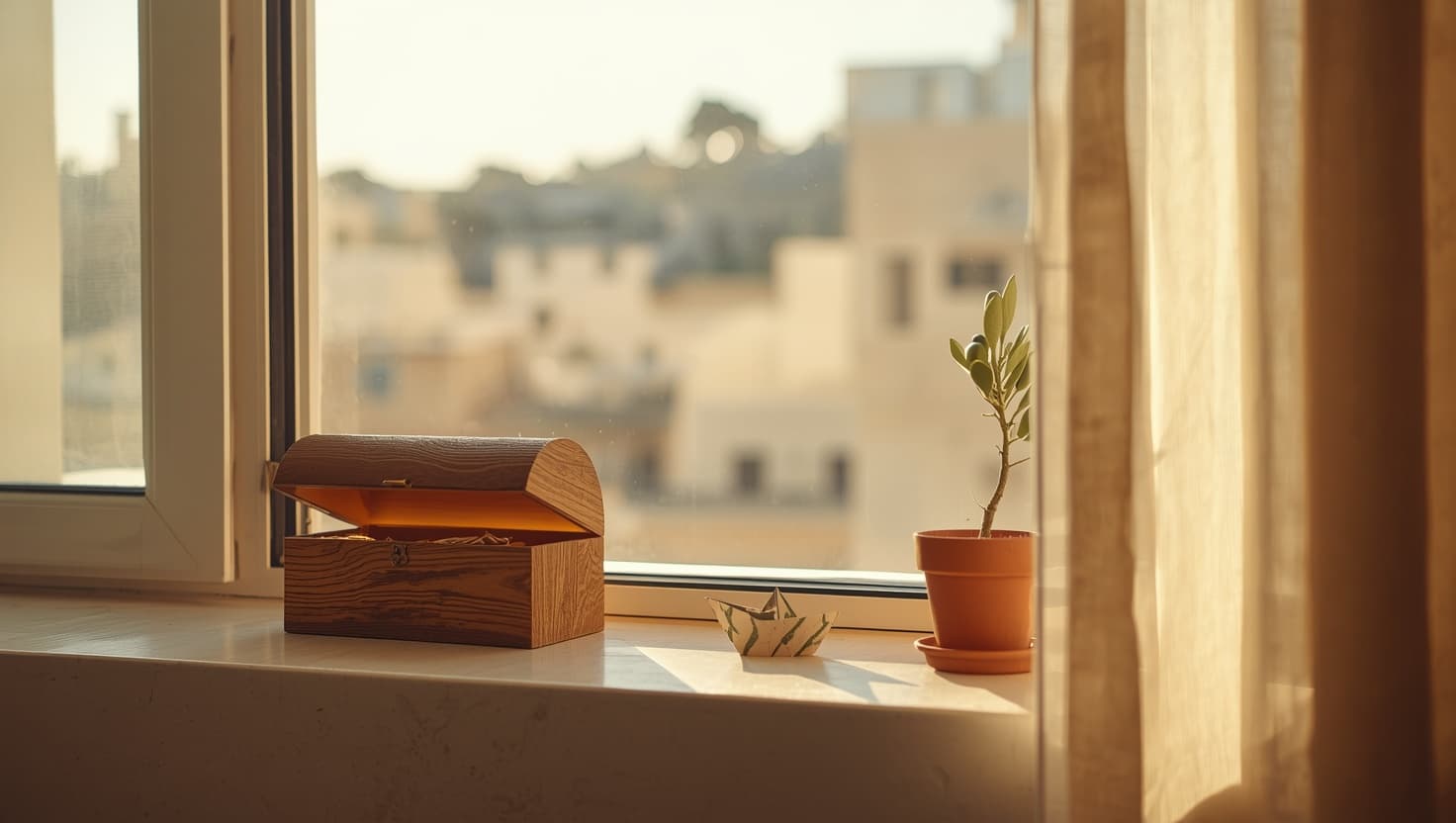 הורה ישראלי יושב מול מחשב עם ילד קטן ובוחן את אתר ביטוח לאומי לבחירת מסלול חיסכון לכל ילד
